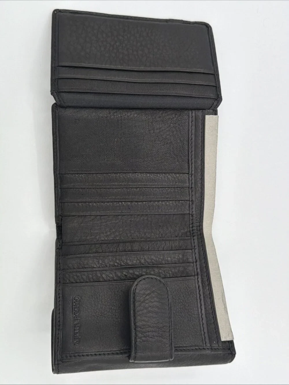 Osgoode Marley Extra Page BillFold Wallet, Black Cashmere, NWT, 1640